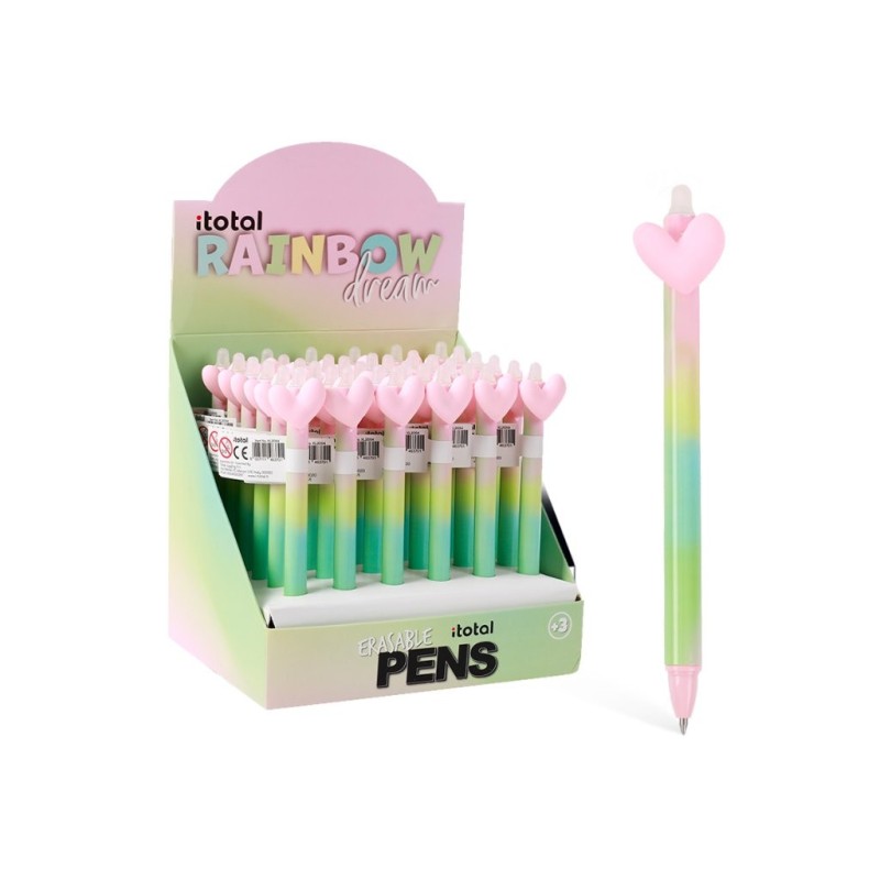 Bolígrafo Borrable RAINBOW DREAM - expositor 36 uds Bolígrafo Borrable RAINBOW DREAM - expositor 36 uds