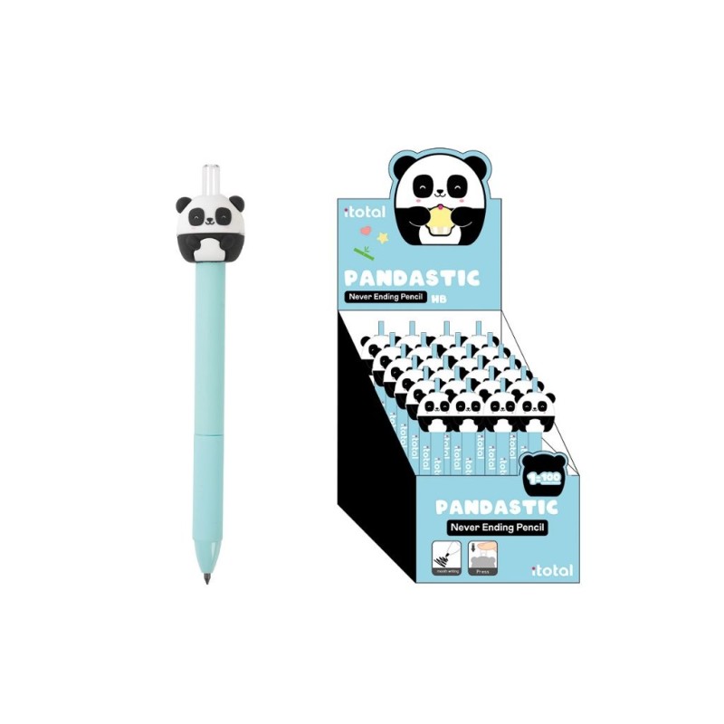Lápiz Never Ending PANDASTIC - expositor 24 uds Lápiz Never Ending PANDASTIC - expositor 24 uds
