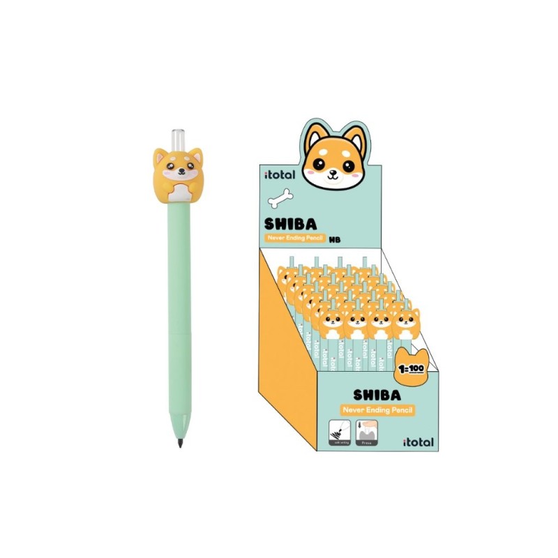 Lápiz Never Ending SHIBA - expositor 24 uds Lápiz Never Ending SHIBA - expositor 24 uds