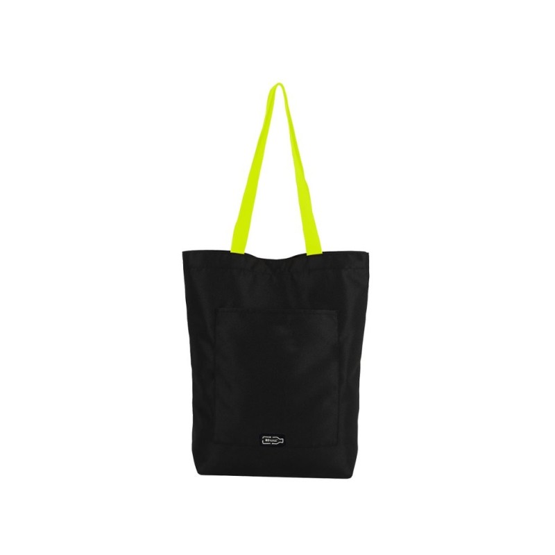 Bolso de mano RPET detalles amarillo Bolso de mano RPET detalles amarillo