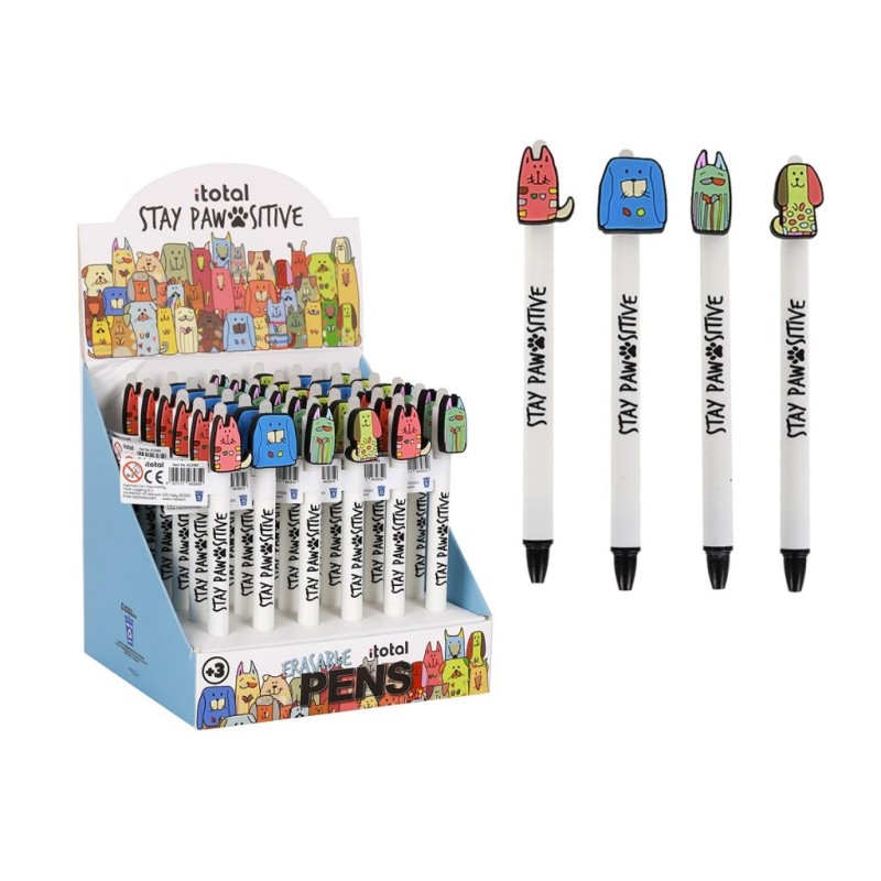 Bolígrafo Borrable STAY PAWSITIVE - expositor 36 uds Bolígrafo Borrable STAY PAWSITIVE - expositor 36 uds