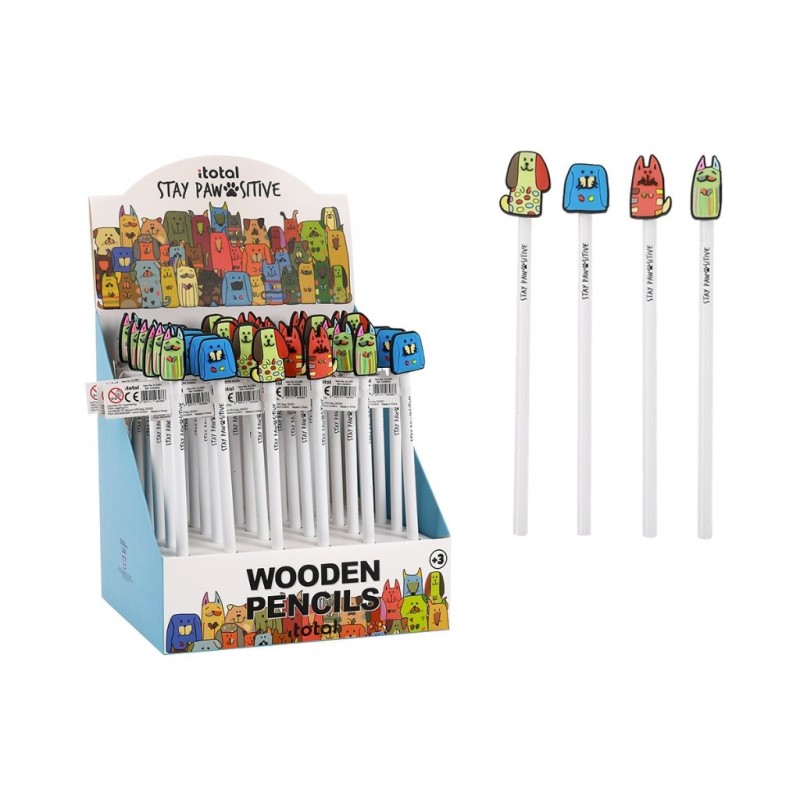 Lápiz STAY PAWSITIVE - expositor 36 uds Lápiz STAY PAWSITIVE - expositor 36 uds