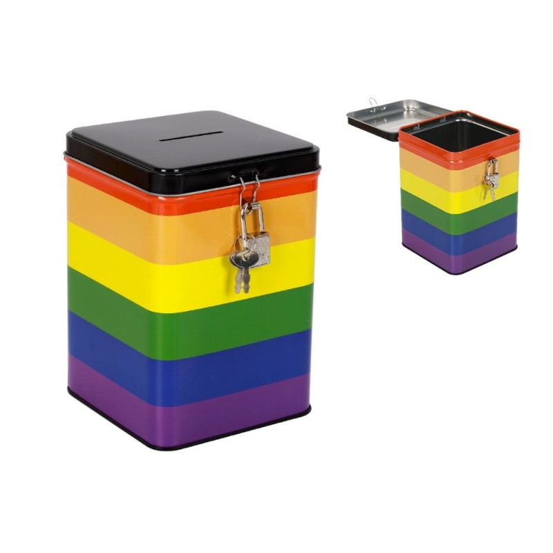 Hucha con Candado LOVE IS LOVE Hucha con Candado LOVE IS LOVE