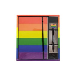 Cuaderno A5 + Bolígrafo LOVE IS LOVE