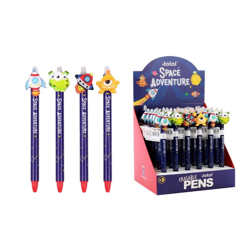 Bolígrafo Borrable SPACE ADVENTURE - expositor 36 uds Bolígrafo Borrable SPACE ADVENTURE - expositor 36 uds