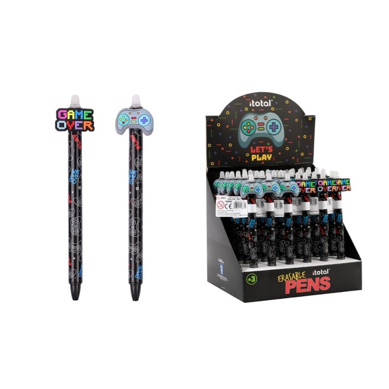 Bolígrafo Borrable LET'S PLAY - expositor 36 uds Bolígrafo Borrable LET'S PLAY - expositor 36 uds
