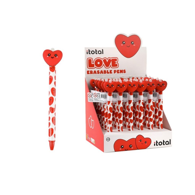 Bolígrafo Borrable FOLLOW YOUR HEART - expositor 36 uds Bolígrafo Borrable FOLLOW YOUR HEART - expositor 36 uds