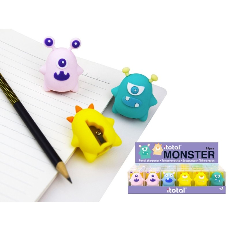 Sacapuntas Monstruo - expositor 24 uds Sacapuntas Monstruo - expositor 24 uds