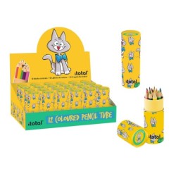 Crayones con estuche Kids C THE CAT - expositor 24 uds