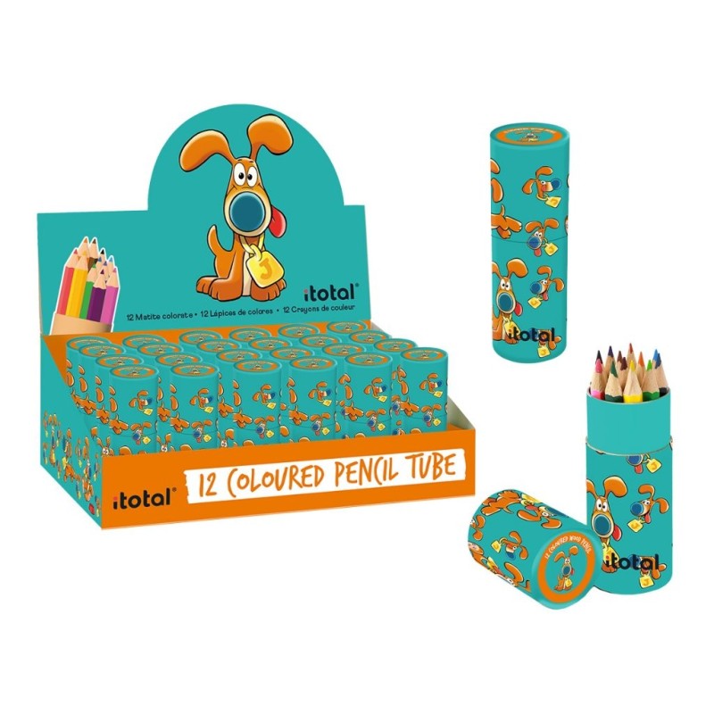 Crayones con estuche Kids J THE DOG - expositor 24 uds Crayones con estuche Kids J THE DOG - expositor 24 uds