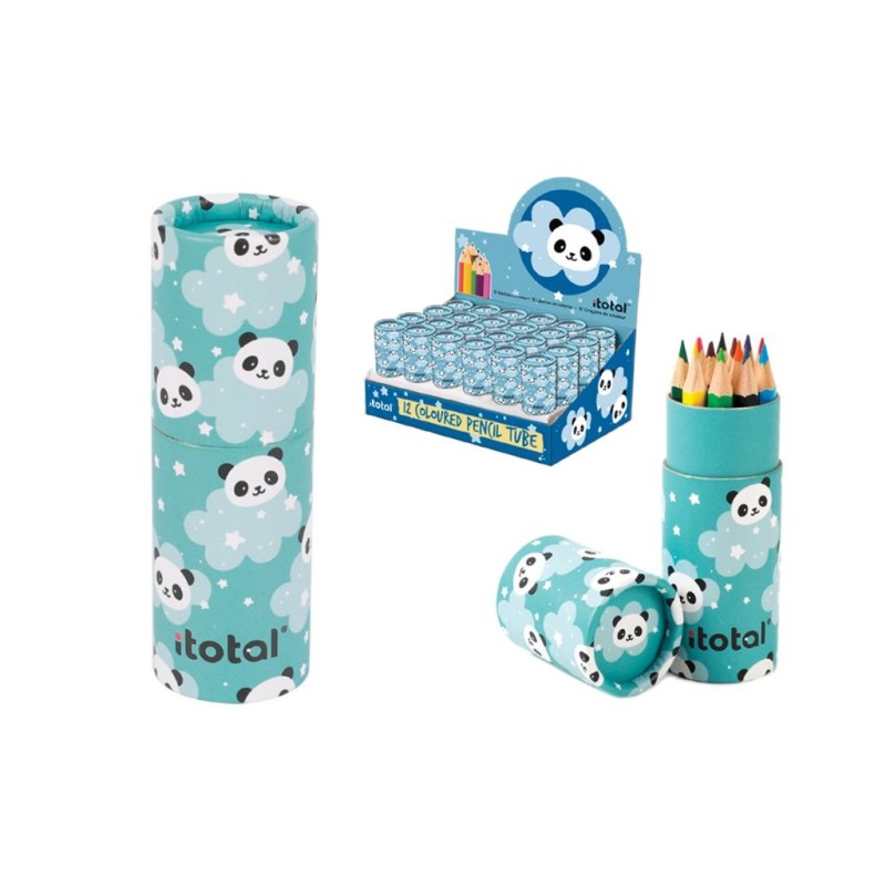 Crayones con estuche Kids PANDA - expositor 24 uds Crayones con estuche Kids PANDA - expositor 24 uds