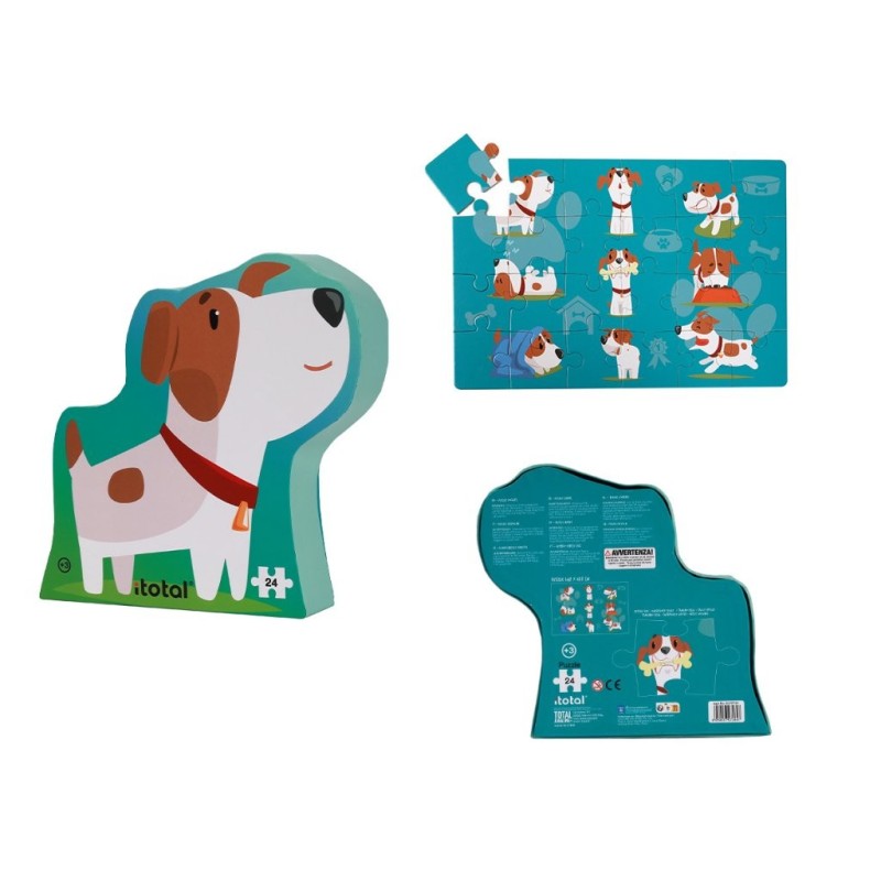 Puzzle 24 piezas edad 3+ DOGS Puzzle 24 piezas edad 3+ DOGS