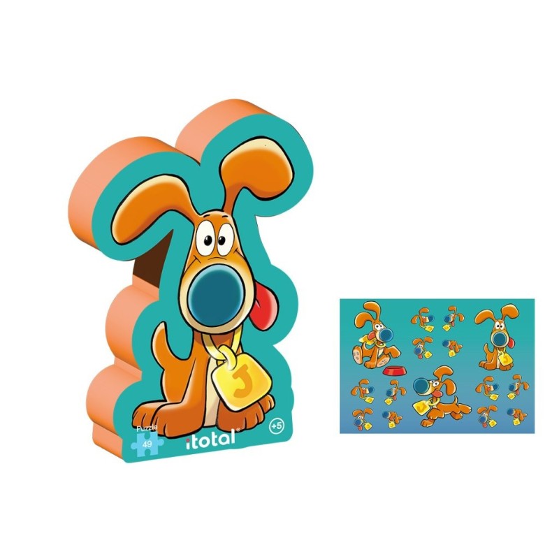 Puzzle 49 piezas edad 5+ J THE DOG Puzzle 49 piezas edad 5+ J THE DOG