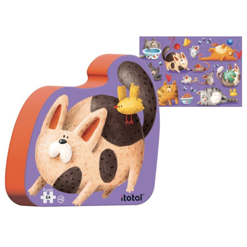 Puzzle 49 piezas edad 5+ CUTE CATS Puzzle 49 piezas edad 5+ CUTE CATS
