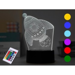 Lámpara LED 3D SPACE ADVENTURE