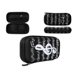 Estuche Rígido MUSIC - negro