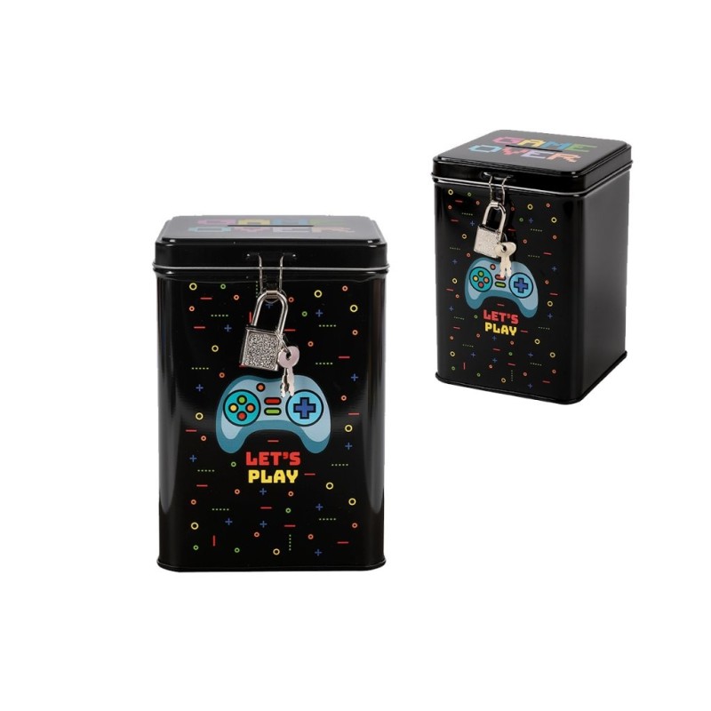 Hucha con Candado LET'S PLAY Hucha con Candado LET'S PLAY
