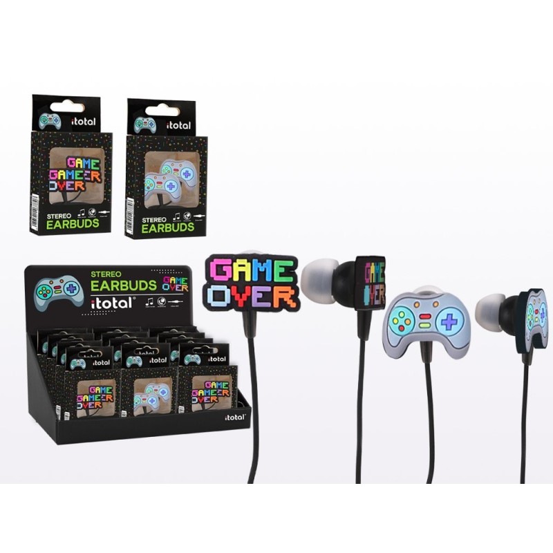 Auriculares LET'S PLAY - expositor 15 uds Auriculares LET'S PLAY - expositor 15 uds