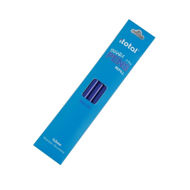 Set de 3 piezas de Recambio de Tinta Borrable Azul Set de 3 piezas de Recambio de Tinta Borrable Azul