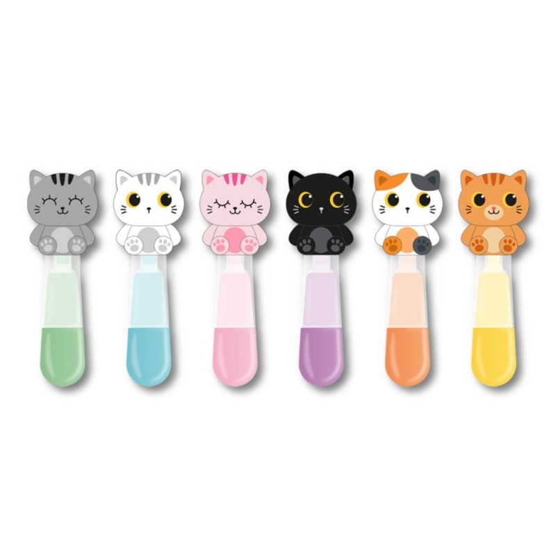 Resaltadores CAT set de 6 uds Resaltadores CAT set de 6 uds