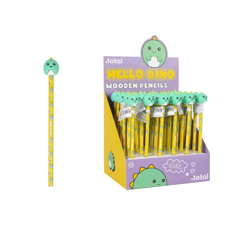 Lápiz 3D HELLO DINO - expositor 36 uds Lápiz 3D HELLO DINO - expositor 36 uds