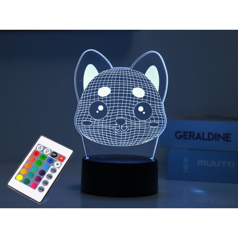 Lámpara LED 3D SHIBA Lámpara LED 3D SHIBA