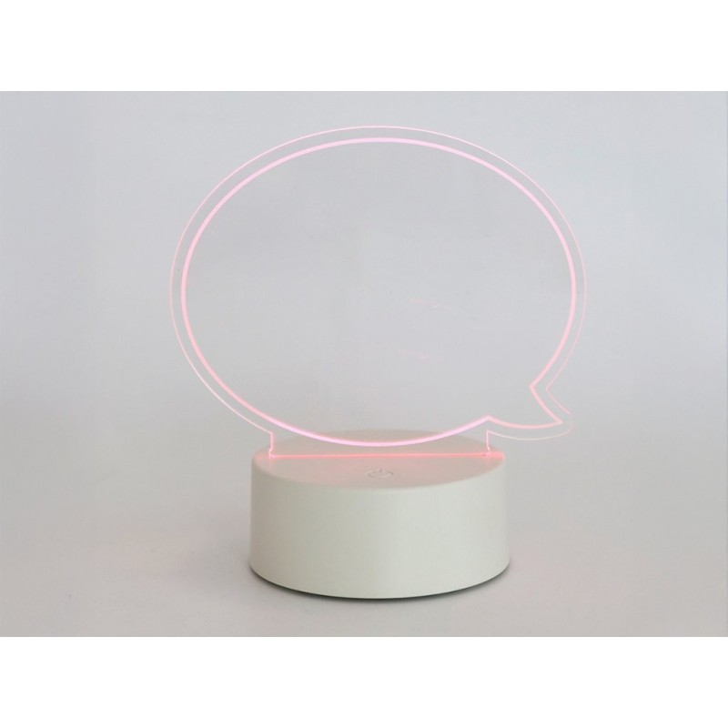 Lámpara DIY Burbuja de diálogo Lámpara DIY Burbuja de diálogo