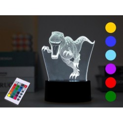 Lámpara LED 3D Gigantosaurus