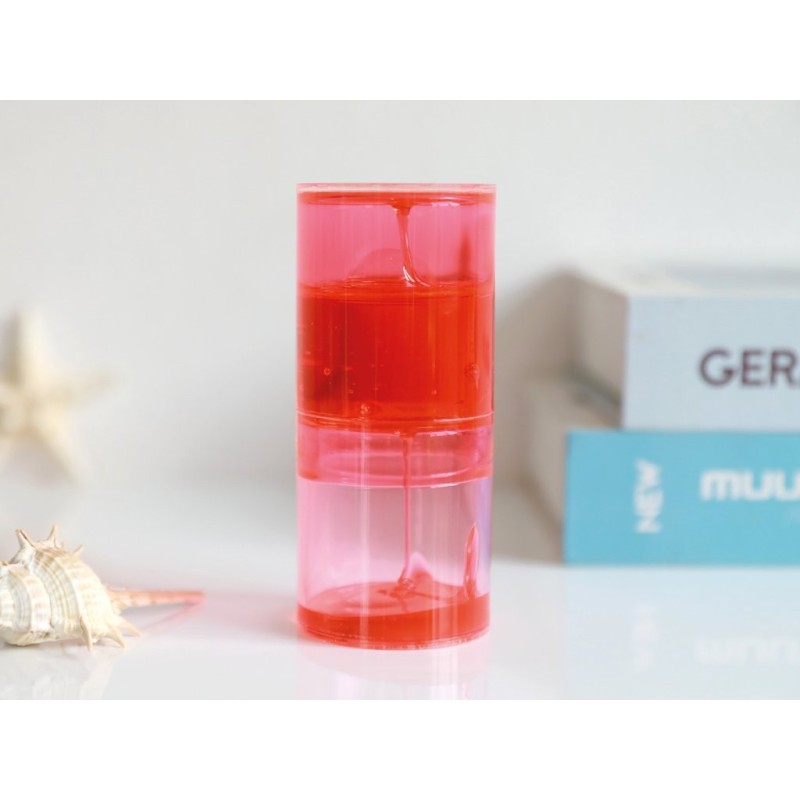 Reloj de arena gel rojo Reloj de arena gel rojo