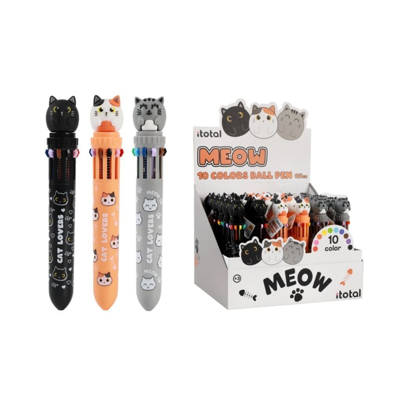 Bolígrafo Multicolor CAT - expositor 36 uds Bolígrafo Multicolor CAT - expositor 36 uds