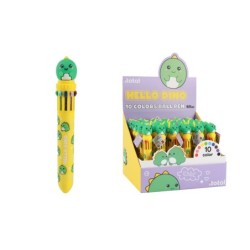 Bolígrafo Multicolor HELLO DINO - expositor 36 uds