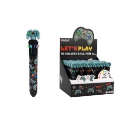 Bolígrafo Multicolor LET'S PLAY - expositor 36 uds