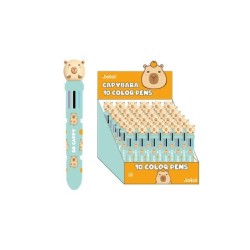 Bolígrafo Multicolor CAPYBARA - expositor 36 uds
