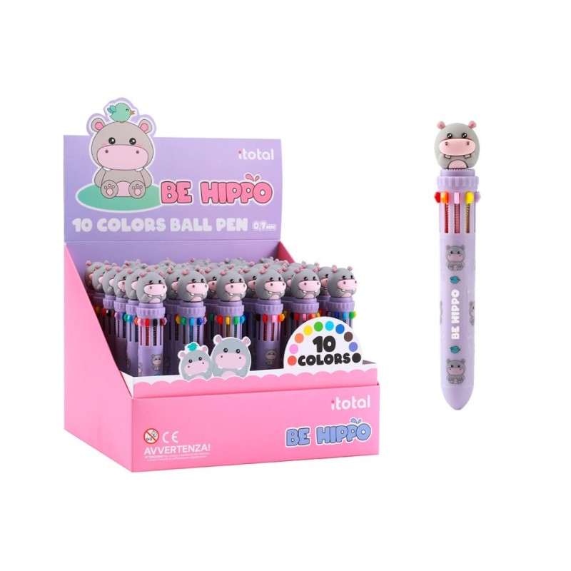 Boligrafo Multicolor HIPPO - expositor 36 uds Boligrafo Multicolor HIPPO - expositor 36 uds