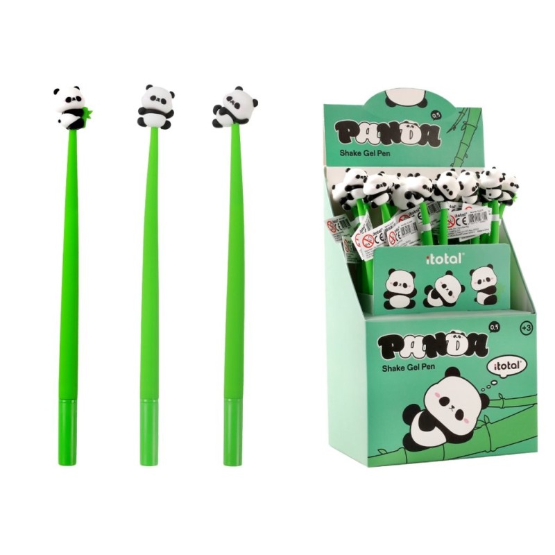 Bolígrafo Flexible Panda - expositor 24 uds Bolígrafo Flexible Panda - expositor 24 uds