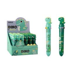 Bolígrafo Multicolor Dinosaurio - expositor 36 uds