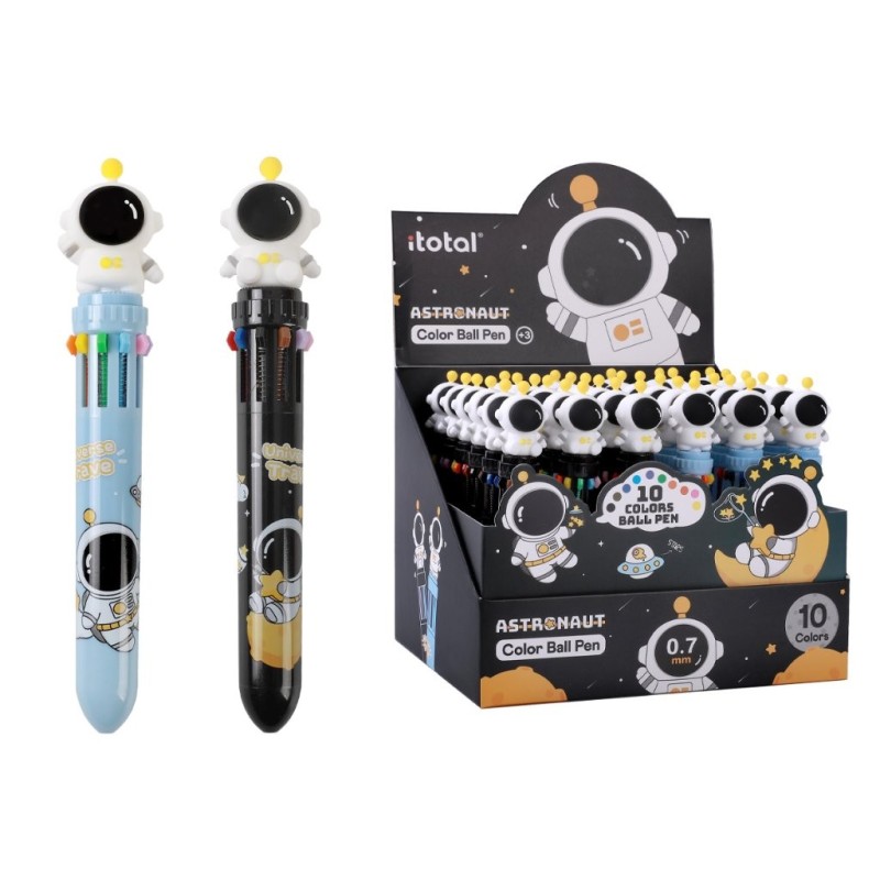 Bolígrafo Multicolor Astronauta - expositor 36 uds Bolígrafo Multicolor Astronauta - expositor 36 uds
