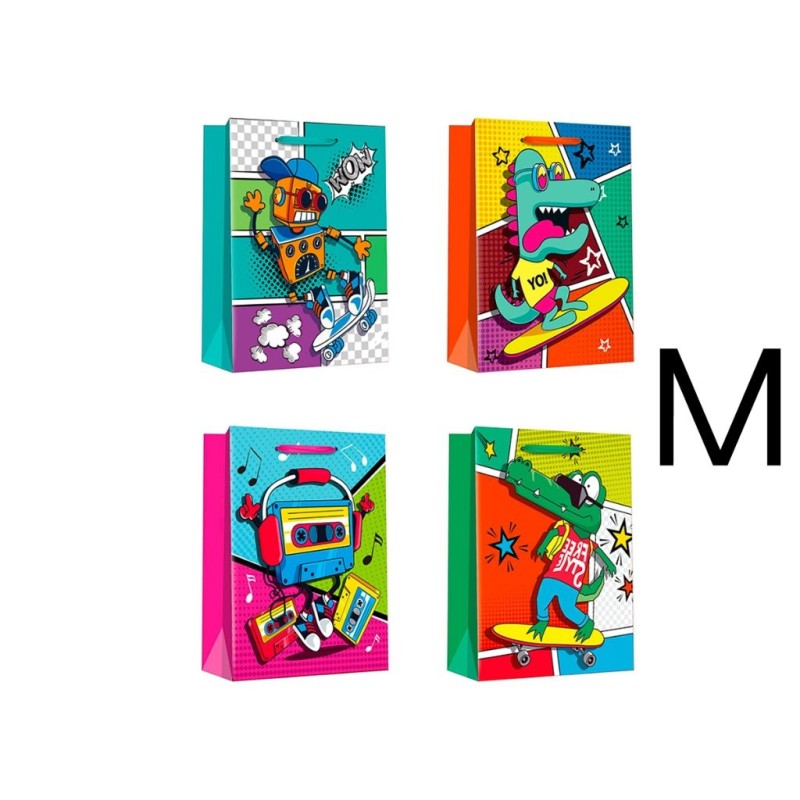 Bolsa de Regalo Pop Cartoon M Bolsa de Regalo Pop Cartoon M