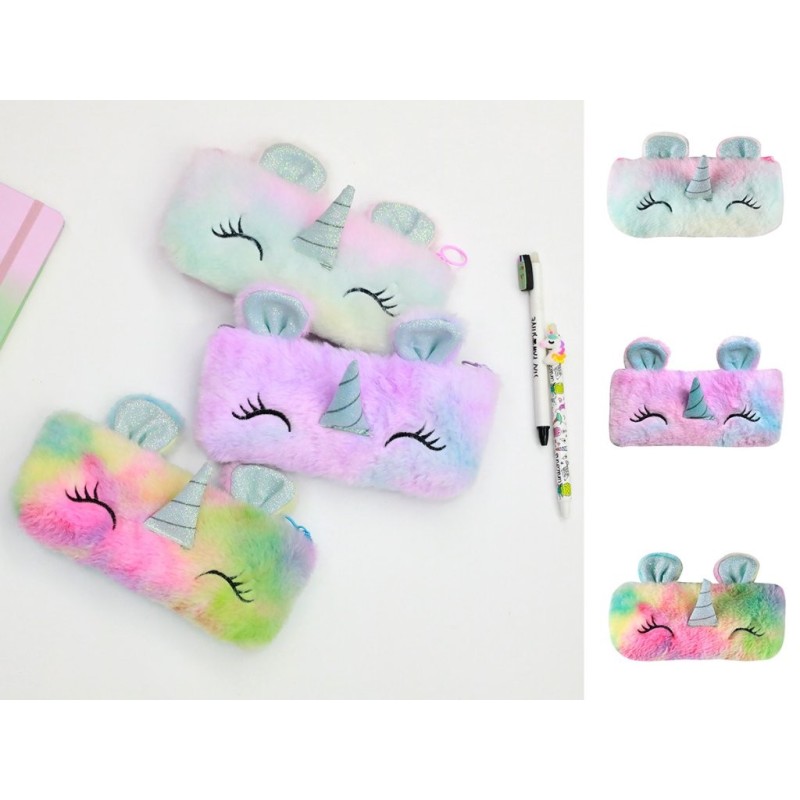 Estuche peluche Unicornio Estuche peluche Unicornio