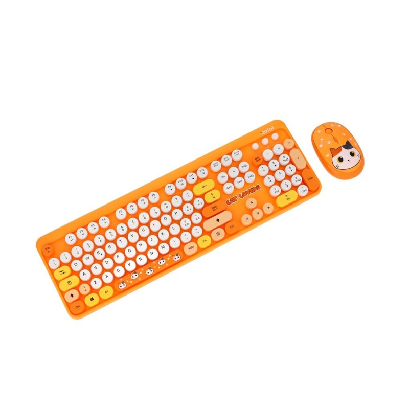 Conjunto de Teclado y Ratón ORANGE CAT (IT) Conjunto de Teclado y Ratón ORANGE CAT (IT)