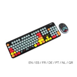 Conjunto de Teclado y Ratón LET'S PLAY (EN / ES / FR / DE / PT / NL / GR)