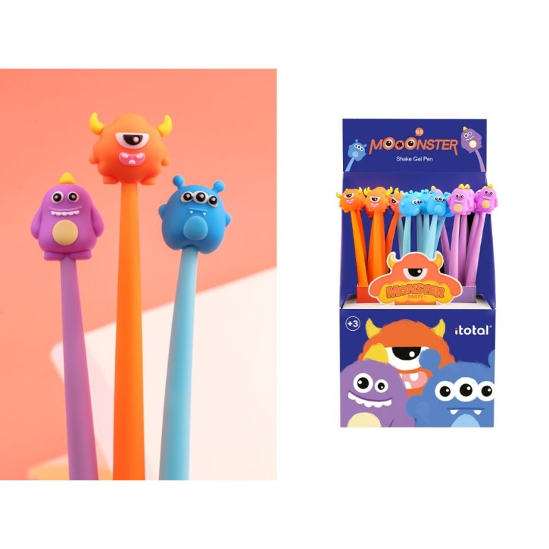 Bolígrafo Flexible Monstruo - expositor 24 uds Bolígrafo Flexible Monstruo - expositor 24 uds