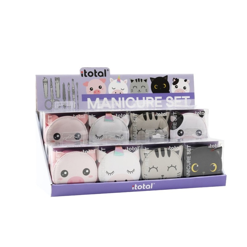 Set de manicuras surtidos - expositor 24 uds Set de manicuras surtidos - expositor 24 uds