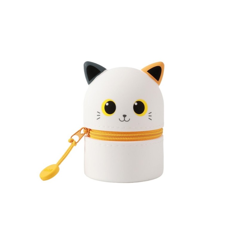 Mini estuche de silicona ORANGE CAT Mini estuche de silicona ORANGE CAT