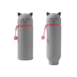 Estuche de silicona GREY CAT