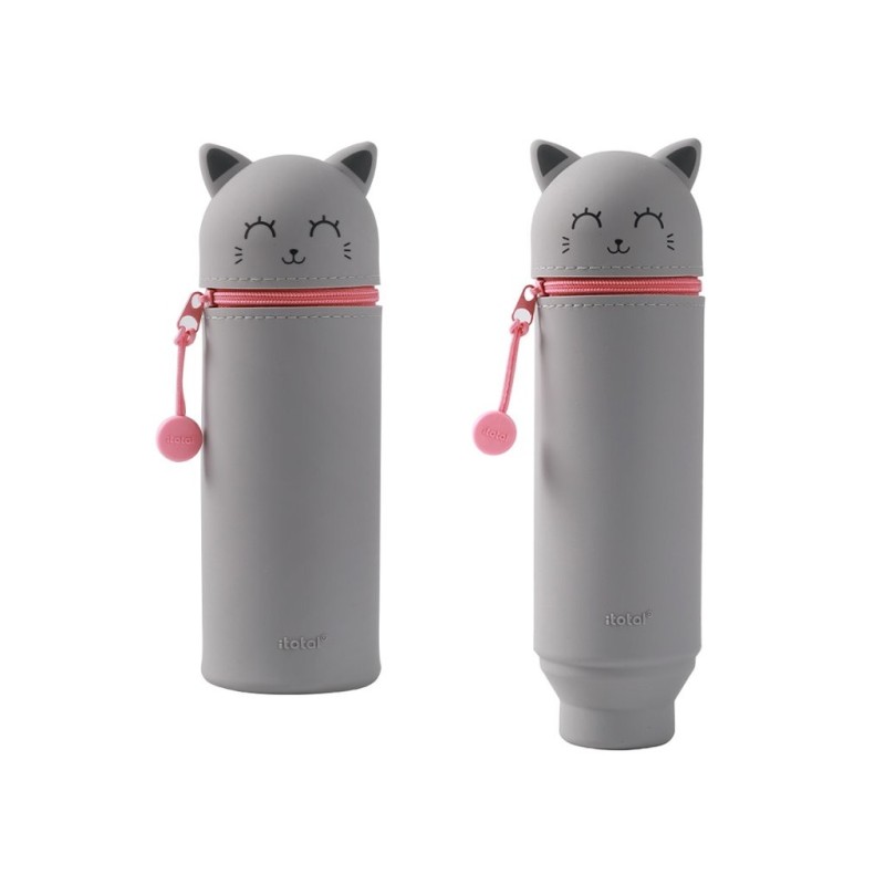 Estuche de silicona GREY CAT Estuche de silicona GREY CAT