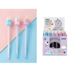 Bolígrafo Gel Unicornio - expositor 48 uds