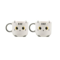 Taza de Espresso WHITE CAT set de 2 uds