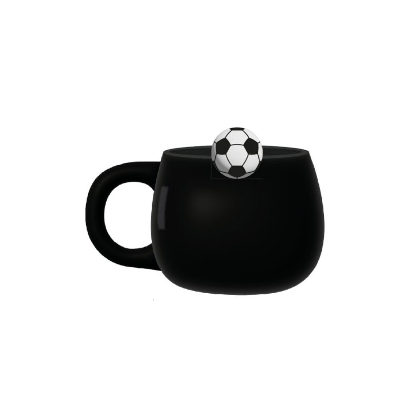 Taza de Cerámica con Charm FOOTBALL Taza de Cerámica con Charm FOOTBALL