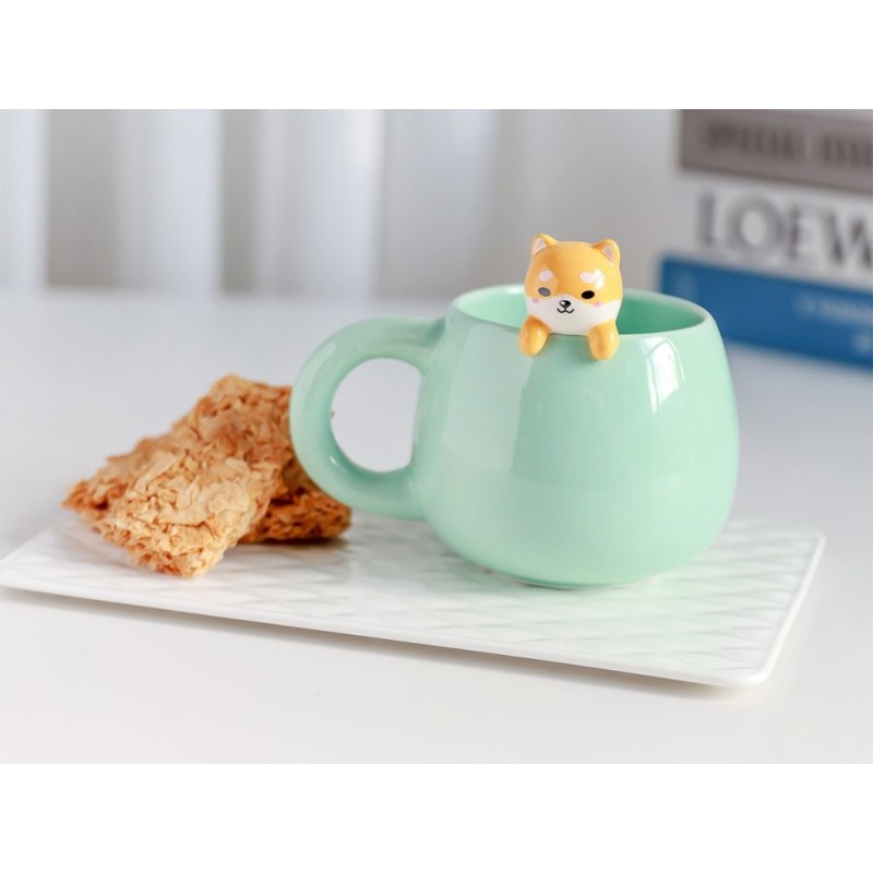 Taza de Cerámica con Charm SHIBA Taza de Cerámica con Charm SHIBA